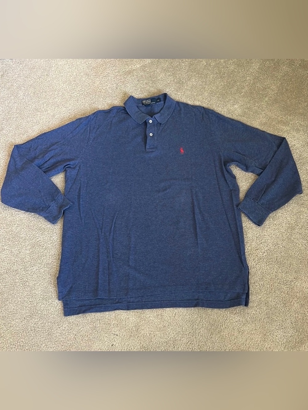 Polo Ralph Lauren Blue Polo Long Sleeve Shirt